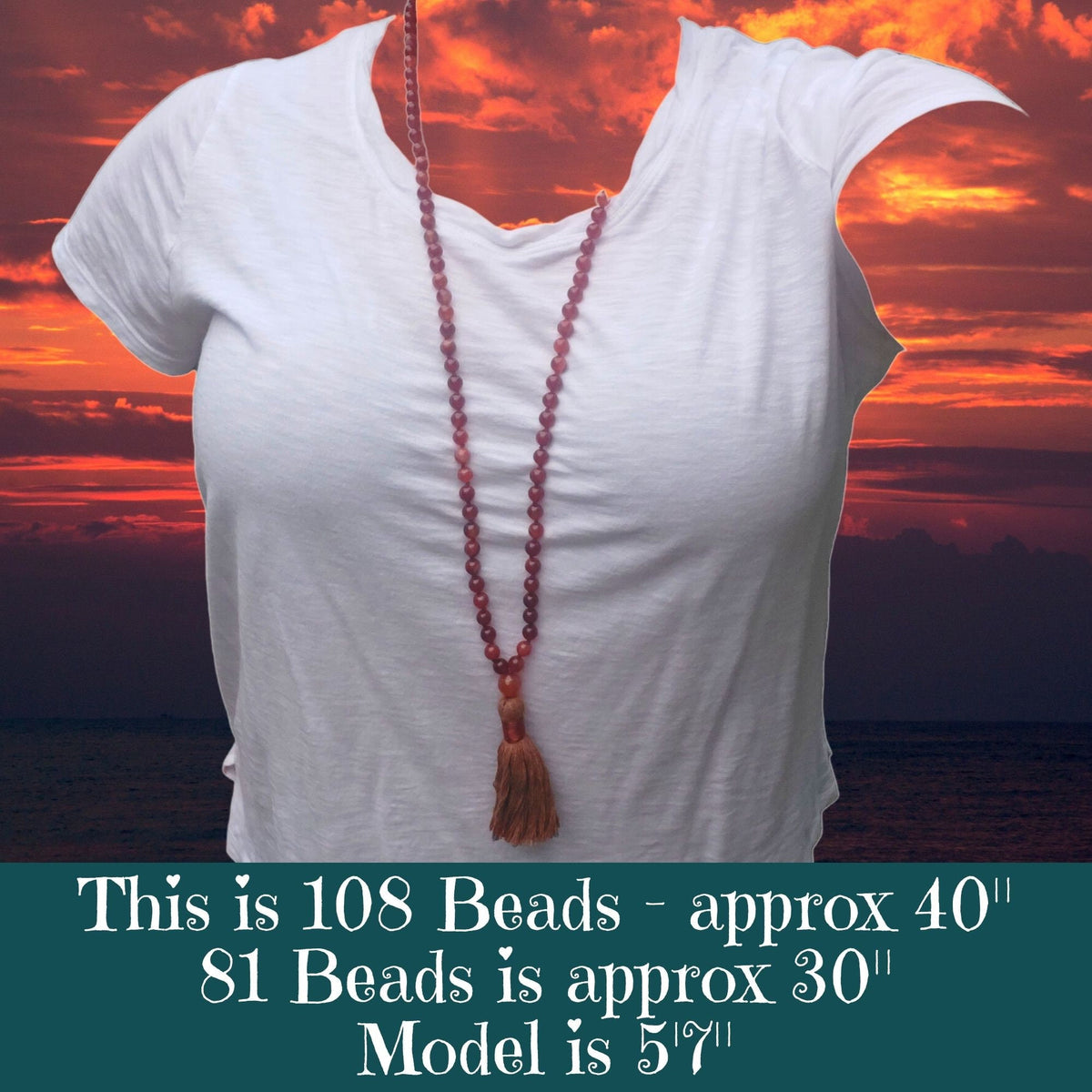 Ember of Vitality Mala with Carnelian