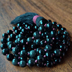Inner Fire Black Obsidian Mala