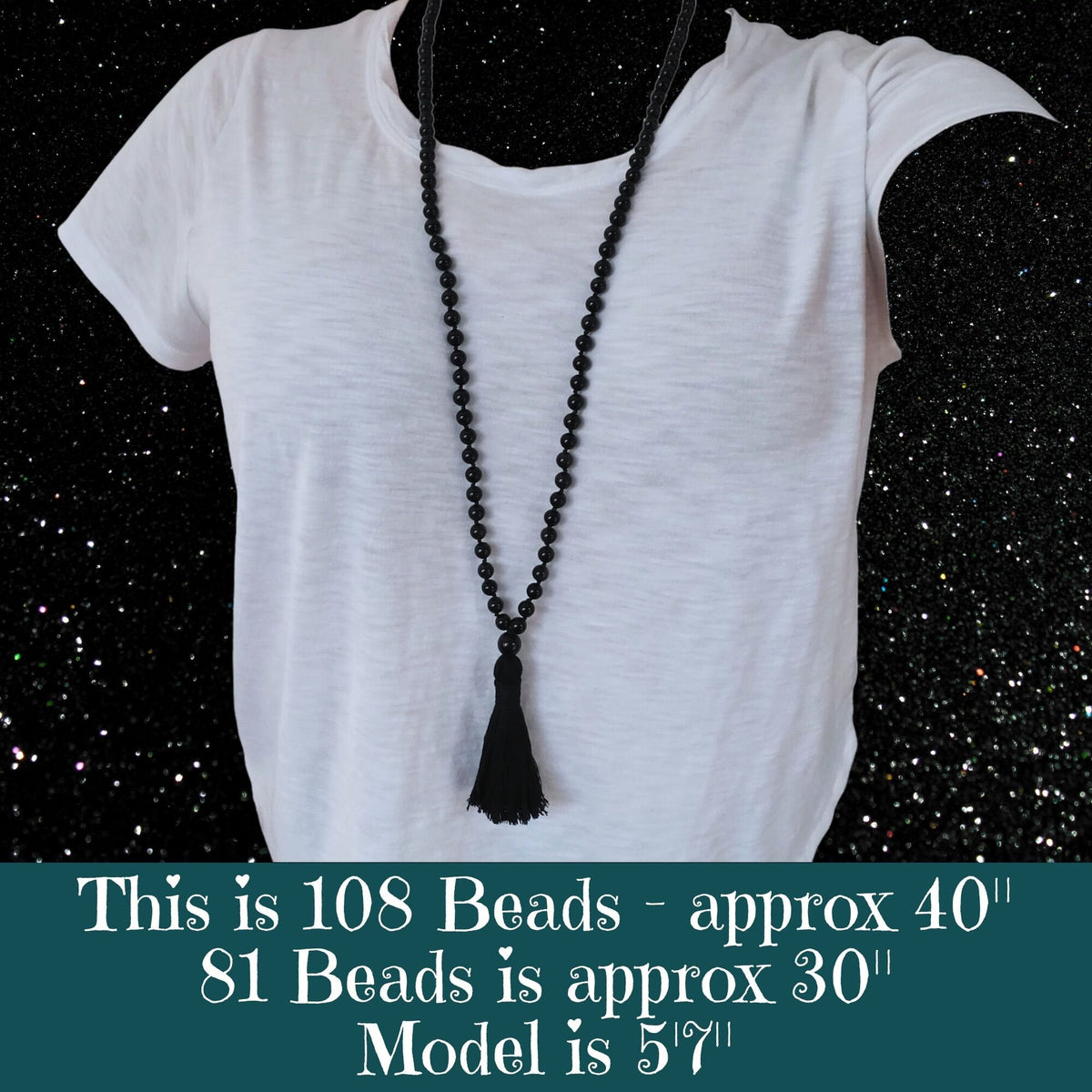 Sacred Shield Black Tourmaline Mala