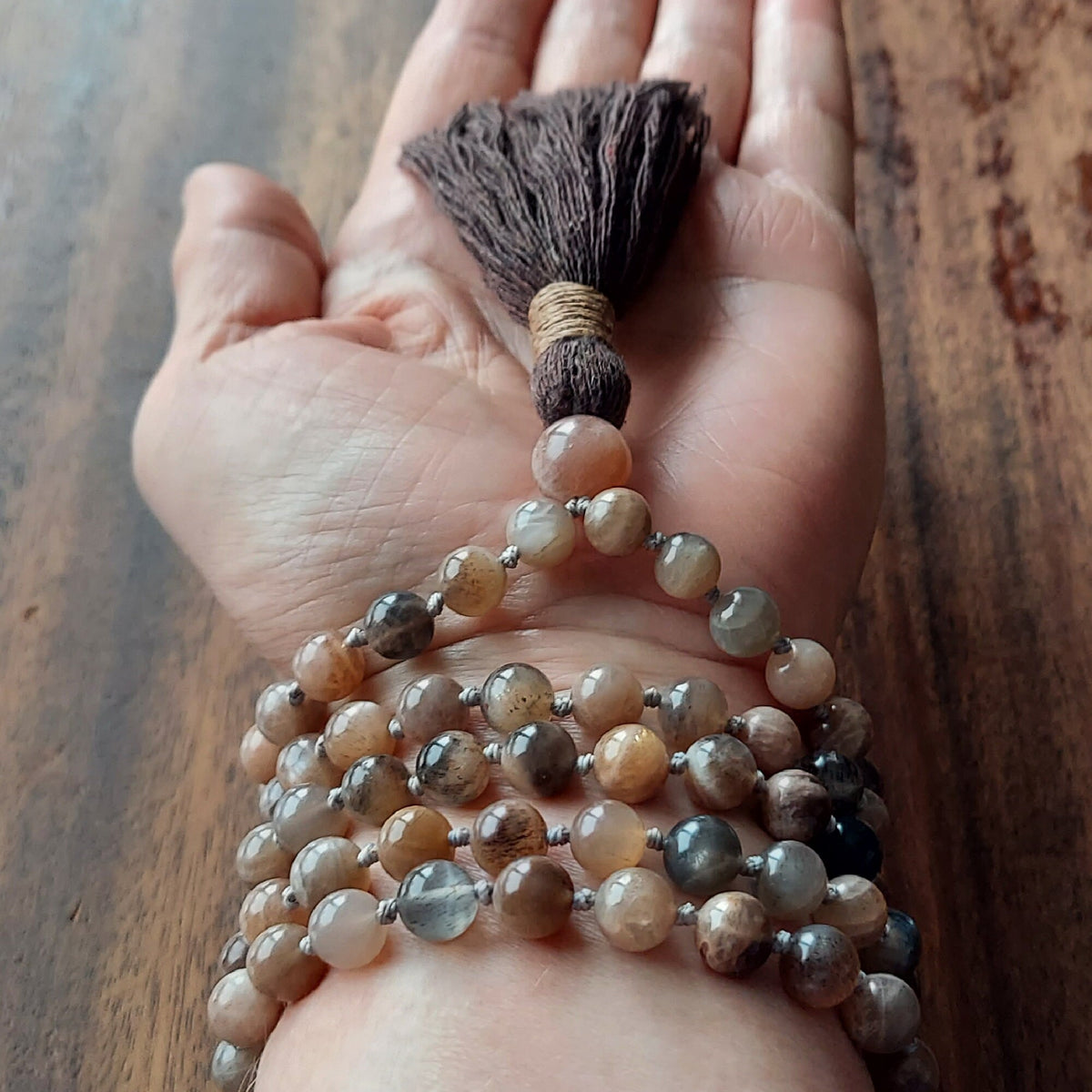 Inner Light Sunstone Mala