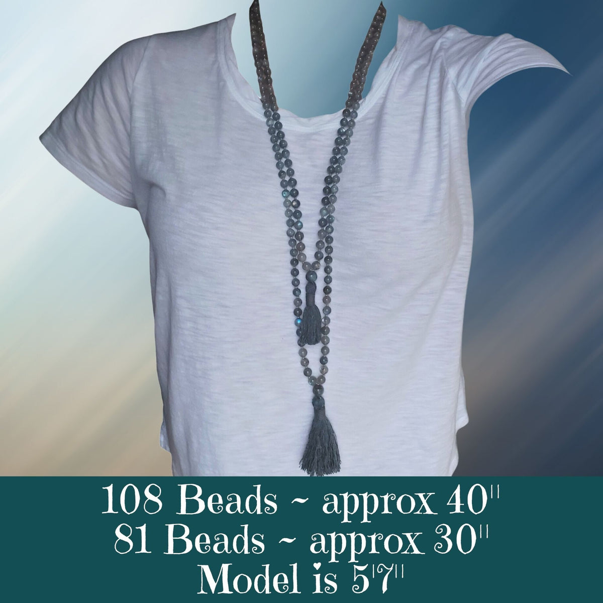 Pillars of Truth Mala with Sodalite and Labradorite