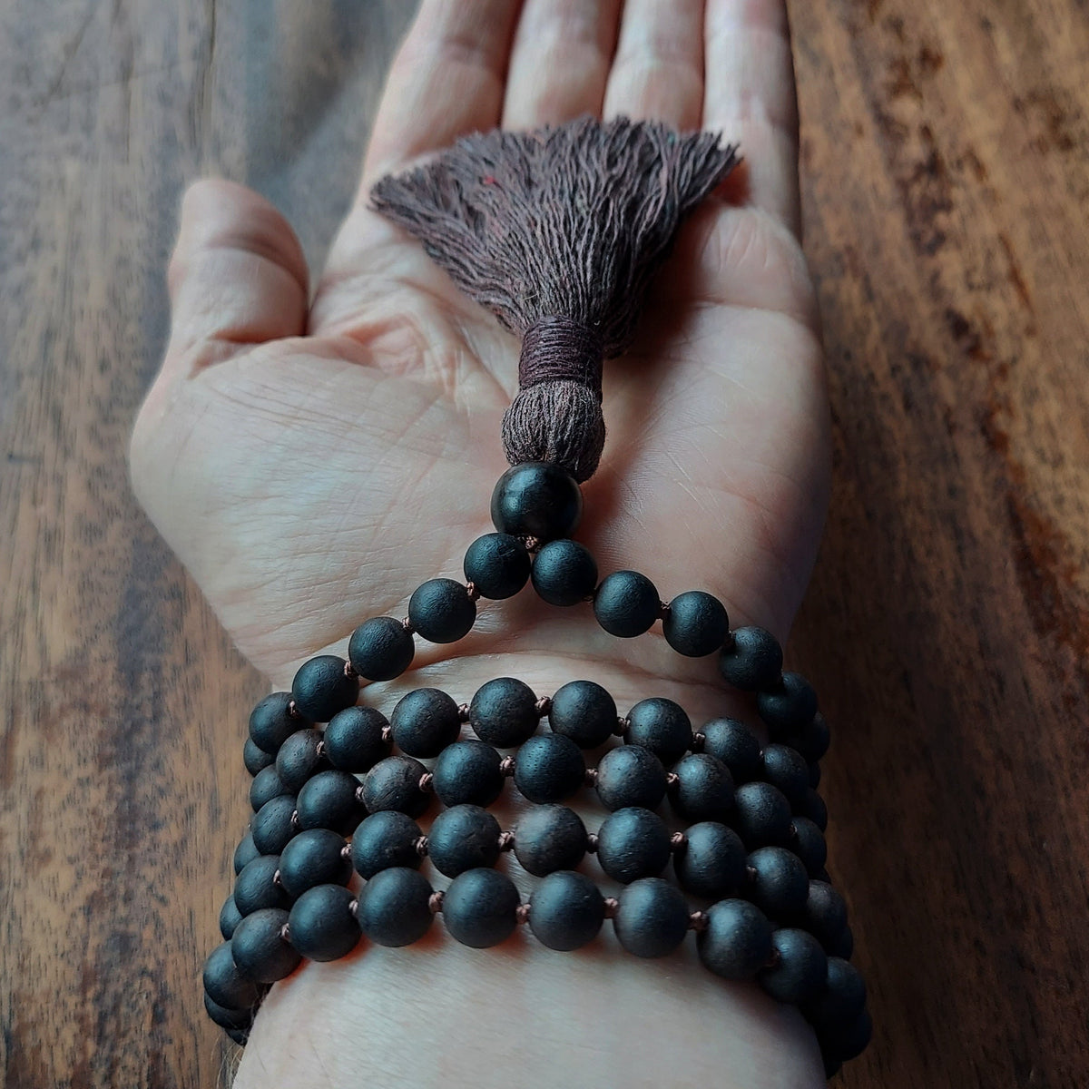 Ebony Wood Meditation Mala