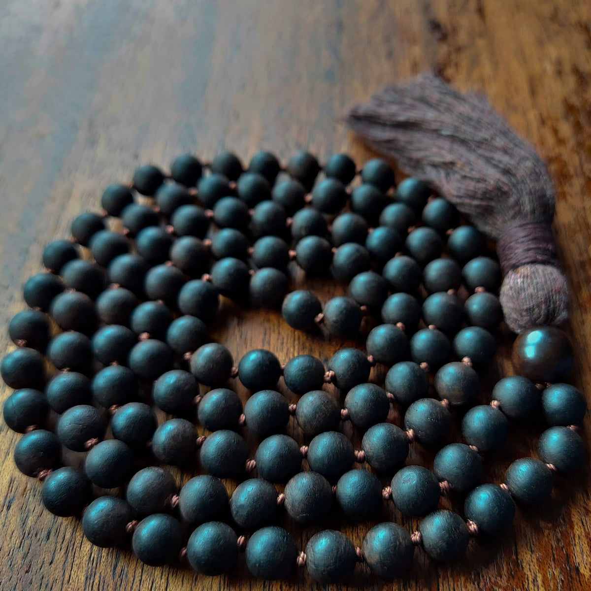 Ebony Wood Meditation Mala