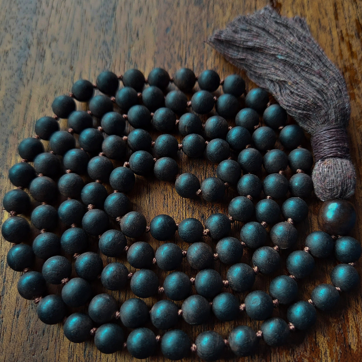 Ebony Wood Meditation Mala