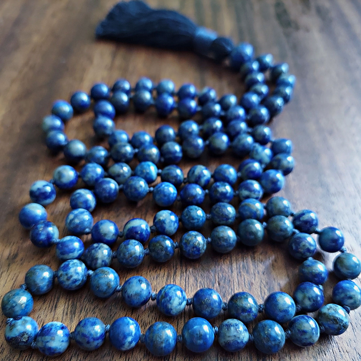 Vision Quest Mala with Lapis Lazuli