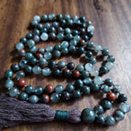 Primal Healing Mala with Bloodstone