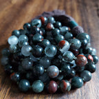 Primal Healing Mala with Bloodstone