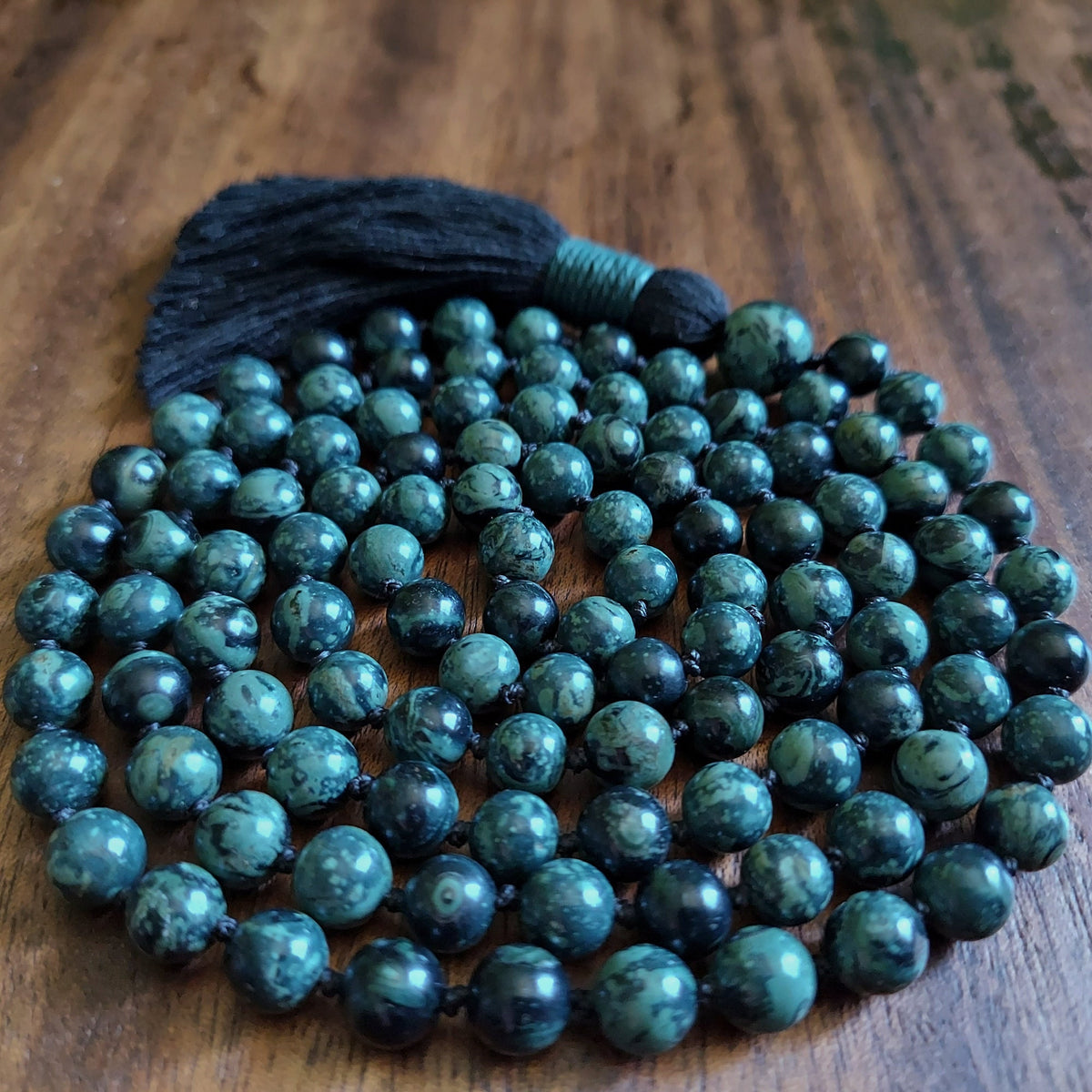 Breath of Life Mala for Manifestation with Kambaba Jasper