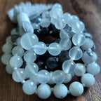 Full Moon Magick Mala with Selenite and Moonstone