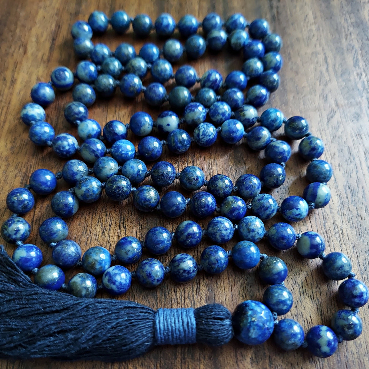 Vision Quest Mala with Lapis Lazuli