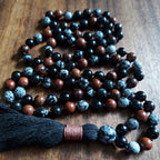 Obsidian Shield Mala