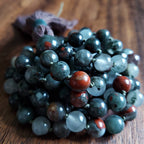 Primal Healing Mala with Bloodstone