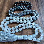 Full Moon Magick Mala with Selenite and Moonstone