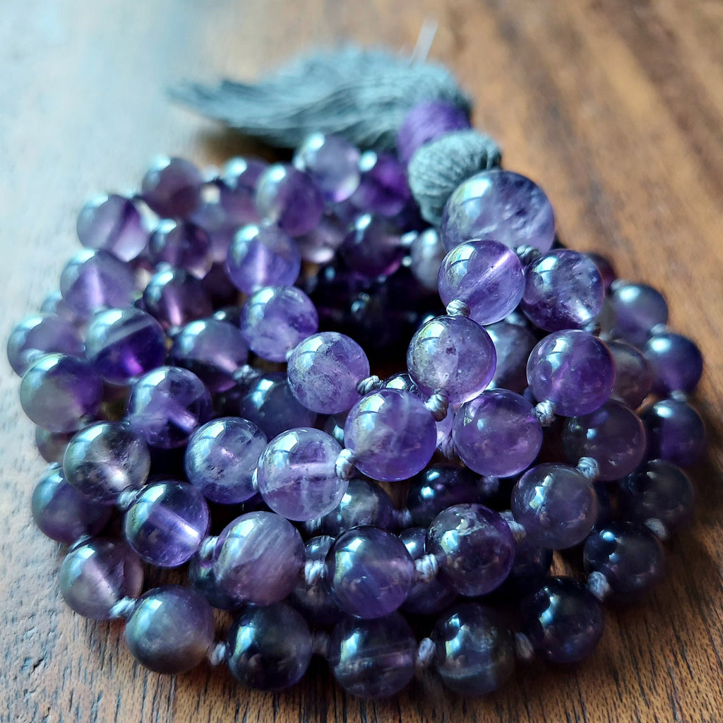 Violet Dream Amethyst Mala