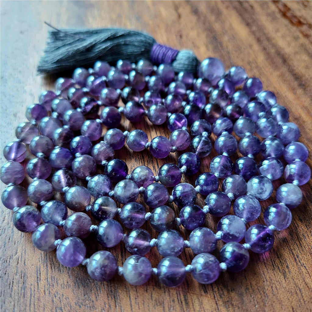 Violet Dream Amethyst Mala