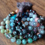 Rainbow Dragon Mala with Over 54 Crystals and Gemstones