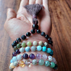 Rainbow Dragon Mala with Over 54 Crystals and Gemstones