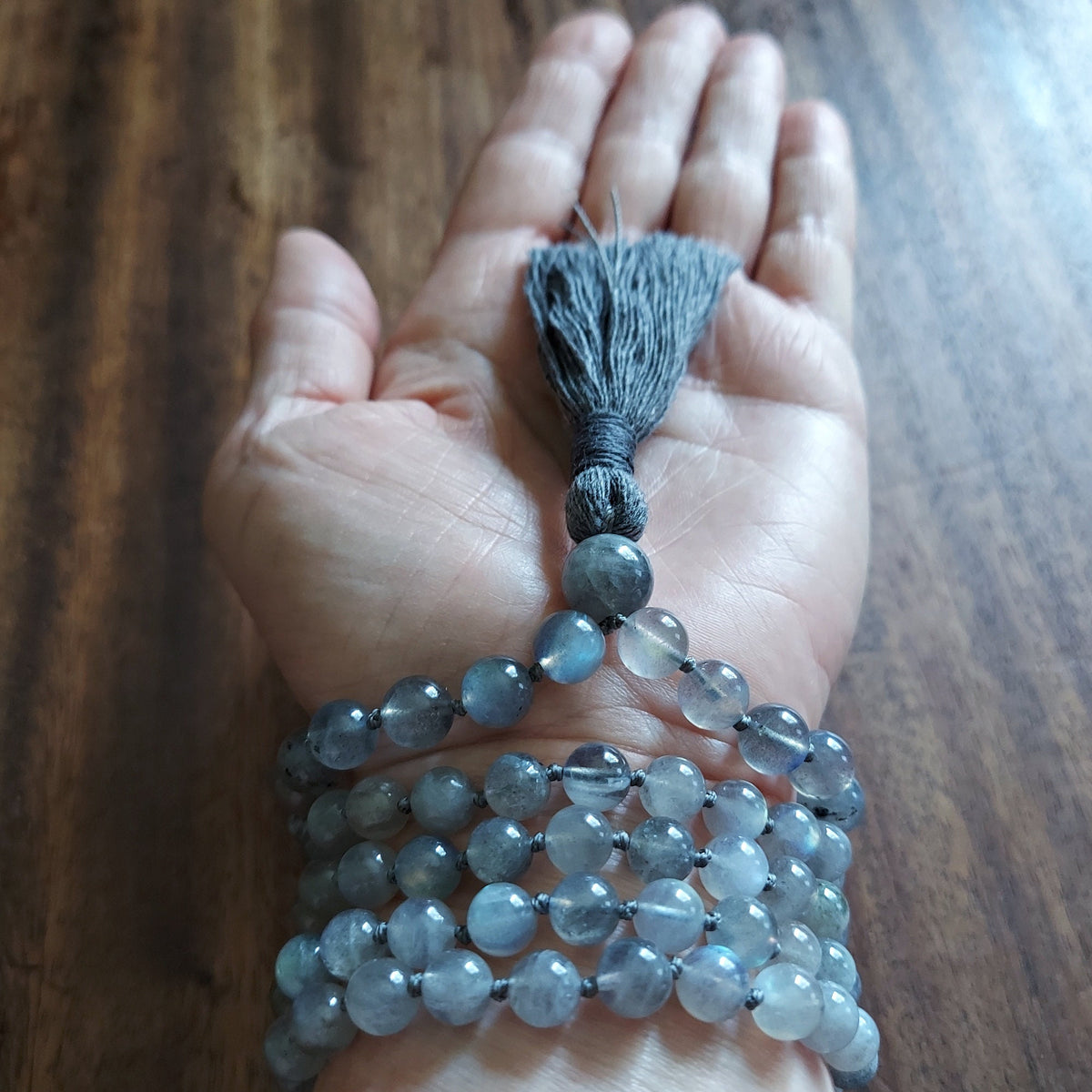 Veil of Light Mala with Labradorite