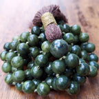 Good Luck Mala with Green Jade