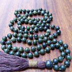 Good Luck Mala with Green Jade