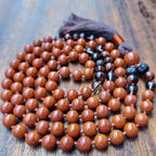 Calm Confidence Mala with Red Jasper and Red Tiger's Eye