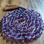 Light Spirit Amethyst Mala with 6mm Beads