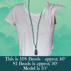 Clarity Mala with Green Amazonite