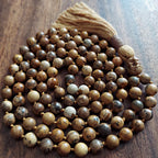 Earth Walker Picture Jasper Skull Mala