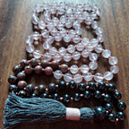 Rooted in Love Mala with Rose Quartz and Hematite