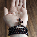 Dragon’s Call Mala with Dark Garnet