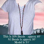 Compassionate Heart Rhodonite Mala