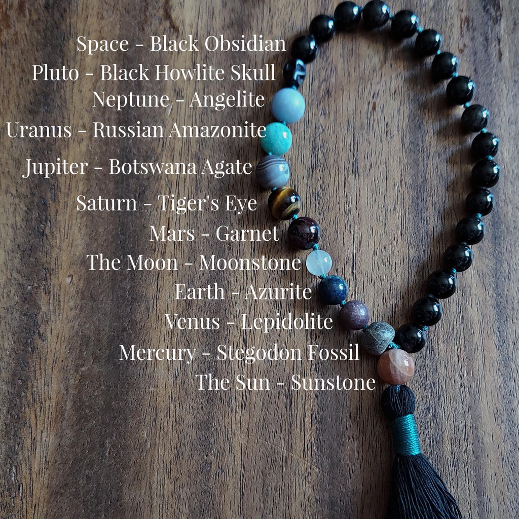 Astral Alignment Solar System Pocket Mala