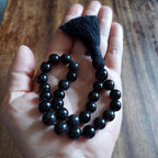 Shadow Veil Black Obsidian Pocket Mala Set