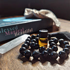 Shadow Veil Black Obsidian Pocket Mala Set