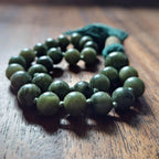 Good Luck Pocket Mala with Green Jade