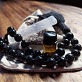 Shadow Veil Black Obsidian Pocket Mala Set