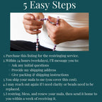 Mala Bead Necklace Restringing & Blessing