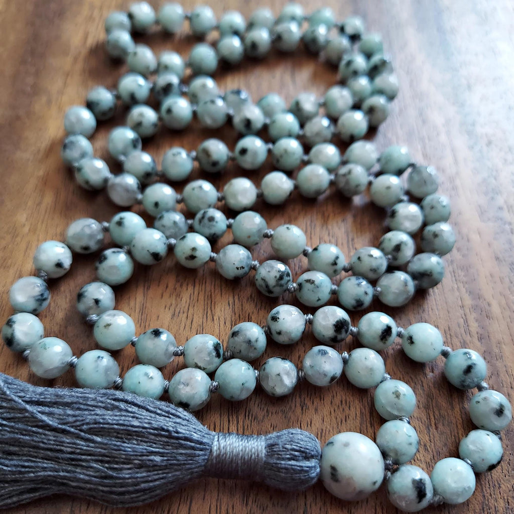 Rooted Grace Mala with Kiwi Jasper