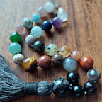 Rainbow Dragon Pocket Mala with 27 Chakra Stones