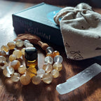 Golden Light Pocket Mala with Golden Healer Quartz