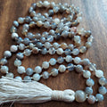 Whispered Stillness Botswana Agate Mala
