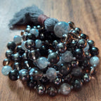 Stone and Shadow Mala with Labradorite and Hematite