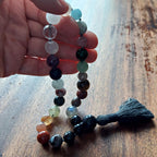 Rainbow Dragon Pocket Mala with 27 Chakra Stones