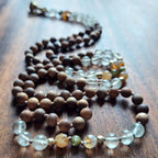 Harmony and Light Mala with Lemon Quartz, Heated Citrine, and Peridot