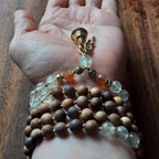 Harmony and Light Mala with Lemon Quartz, Heated Citrine, and Peridot