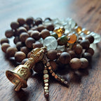 Harmony and Light Mala with Lemon Quartz, Heated Citrine, and Peridot
