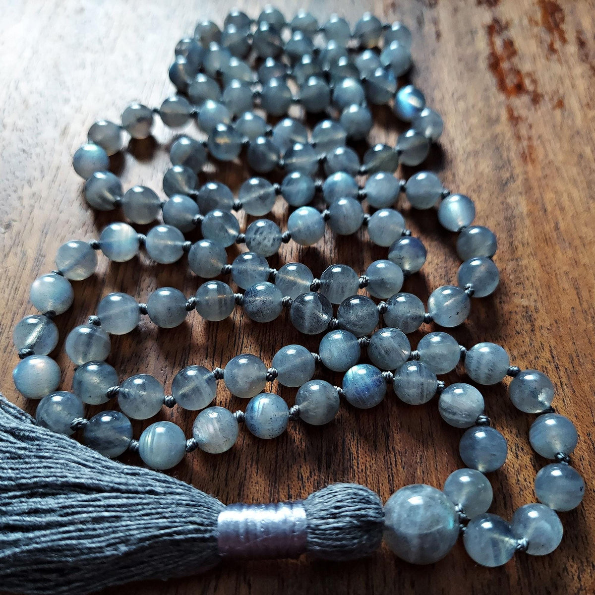 Veil of Light Mala with Labradorite