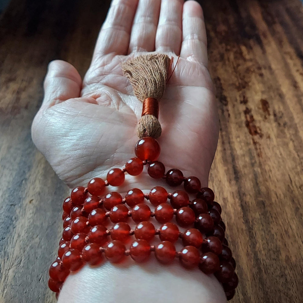 Ember of Vitality Mala with Carnelian