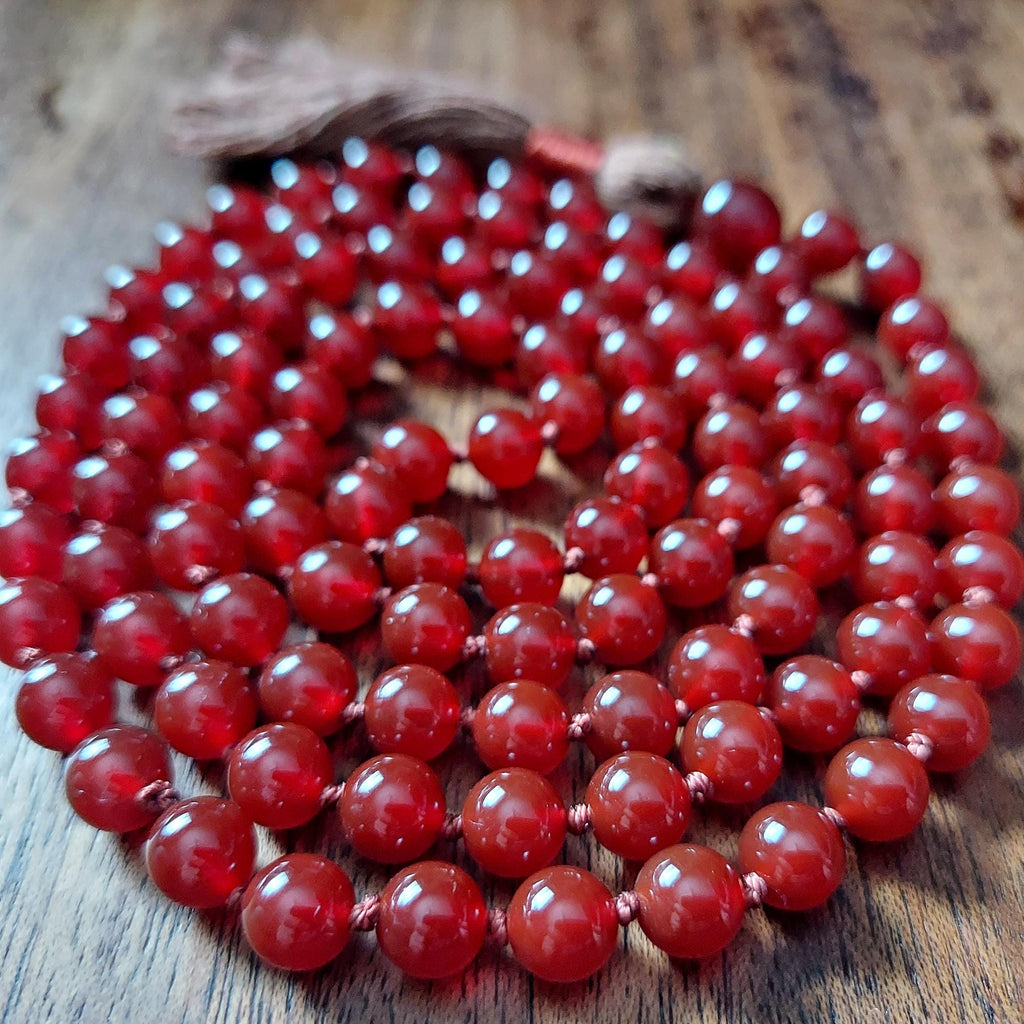 Ember of Vitality Mala with Carnelian