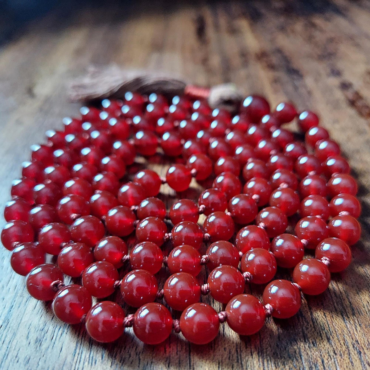 Ember of Vitality Mala with Carnelian